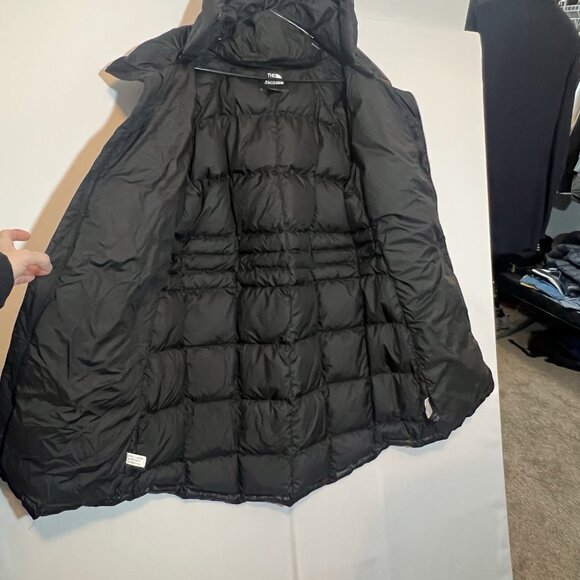 The North Face Acropolis Full Zip Parka Winter Coat Black Size Large Down Jacket - Picture 8 of 16